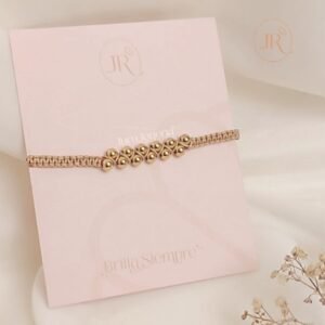 Pulsera Billas entrelazadas Dorada