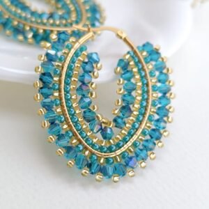 Argollas Cielo Teal *