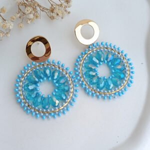 Maxi Arete - Summer Aguamarina