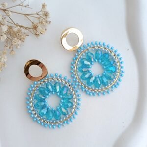 Maxi Arete - Summer Aguamarina
