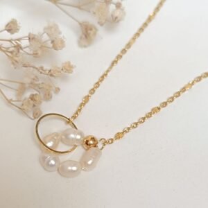 Collar Aros Entrelazados