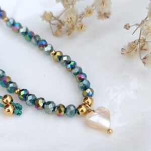 Choker Corazón *verde*