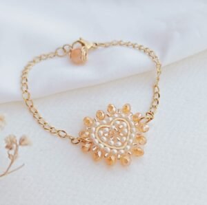 Pulsera Perla de Rio Nacarada