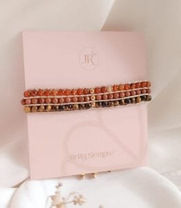 Pulsera Pack 8 - Natura Luxe - Rodonita