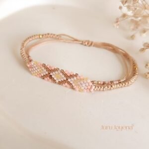Pulsera Miyuki Aura Gold