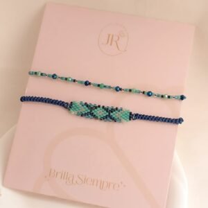 Pulsera Miyuki - Aura azul