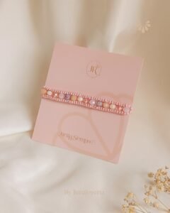 Pulsera Tejida - Lazos Dorados Line