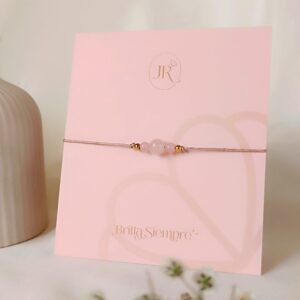 Pulseras pack 8 - Natura Luxe Cuarzo Rosa